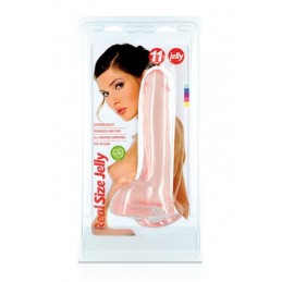 Gode Ventouse Rose Transparent Real One 11P
