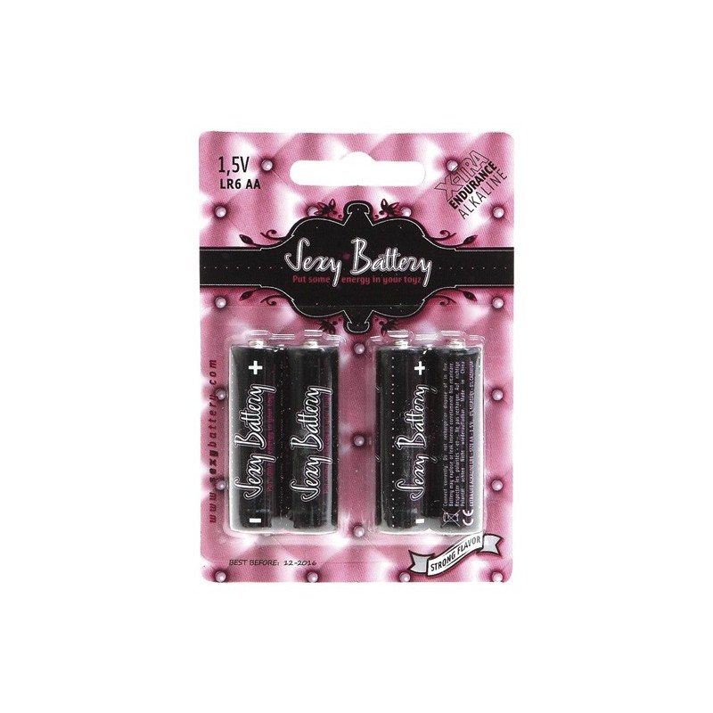 Sexy Battery X 4 Piles AA & Lr06
