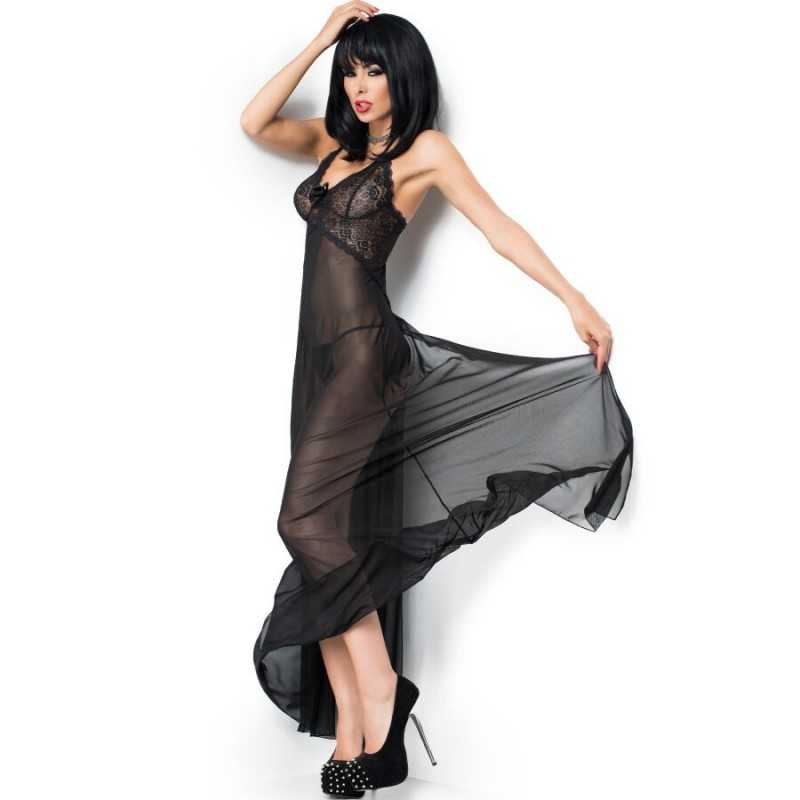 CR 3883 Babydoll Long Vêtement Nuisette Nuit Sexy Femme S/M boutiques Au L/XL