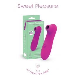 Sweet Pleasure Stimulateur clitoris succion vibration Noir Piles