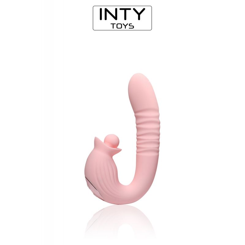 Charm Rabbit Vibrant va et vient bille rotative clitoris USB Charm Rabbit Vibrant va et vient bille rotative clitoris USB
