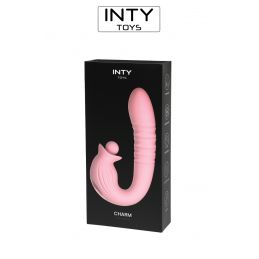 Charm Rabbit Vibrant va et vient bille rotative clitoris USB