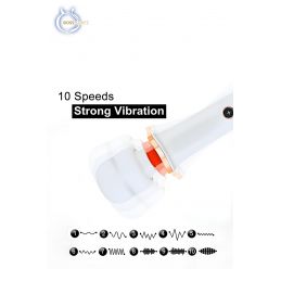 Wand Blanc Vibrant Ultra Puissant Usb