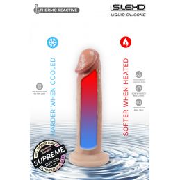 "Supreme" Ultra Realiste Gode Ventouse Real Skin Silicone Liquide Chair Modèl 2 (6")