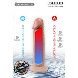 "Supreme" Ultra Realiste Gode Ventouse Real Skin Silicone Liquide Chair Modèl 2 (7,5")