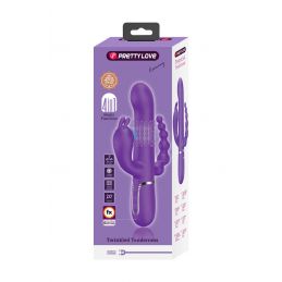 Cammy Rabbit Vibro Billes Rotatives-Stimulateur Clitoris- Anal Usb Violet