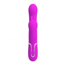 Cammy Rabbit Vibro Billes Rotatives-Stimulateur Clitoris- Anal Usb Violet