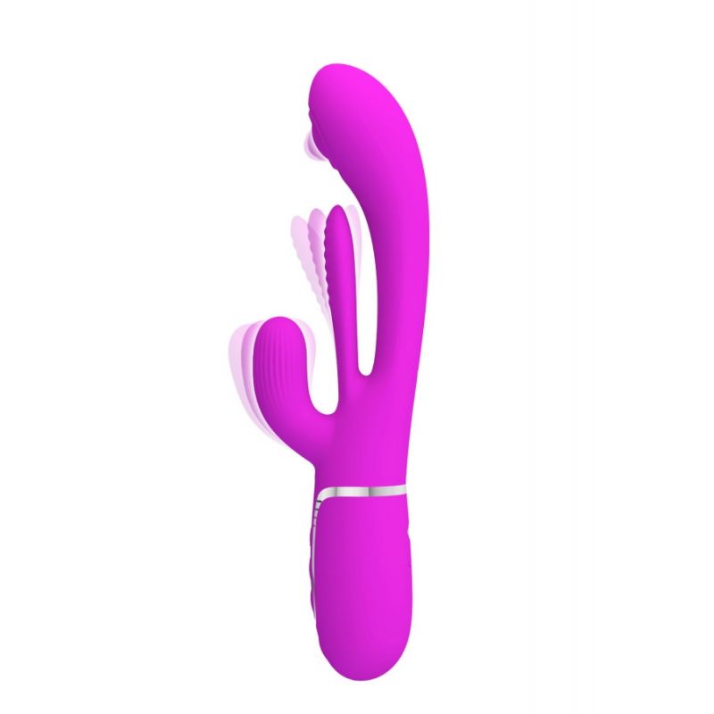Shania Rabbit Vibro Tapote - Stimulateur Clitoris Usb Violet Shania Rabbit Vibro Tapote - Stimulateur Clitoris Usb Violet