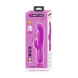 Shania Rabbit Vibro Tapote - Stimulateur Clitoris Usb Violet