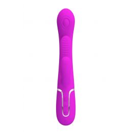 Shania Rabbit Vibro Tapote - Stimulateur Clitoris Usb Violet