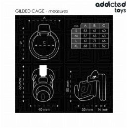 Cage À Pénis Gilden Cage 8,5 Cm