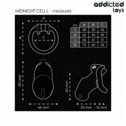 Cage À Pénis Mindnight Cell Taille L